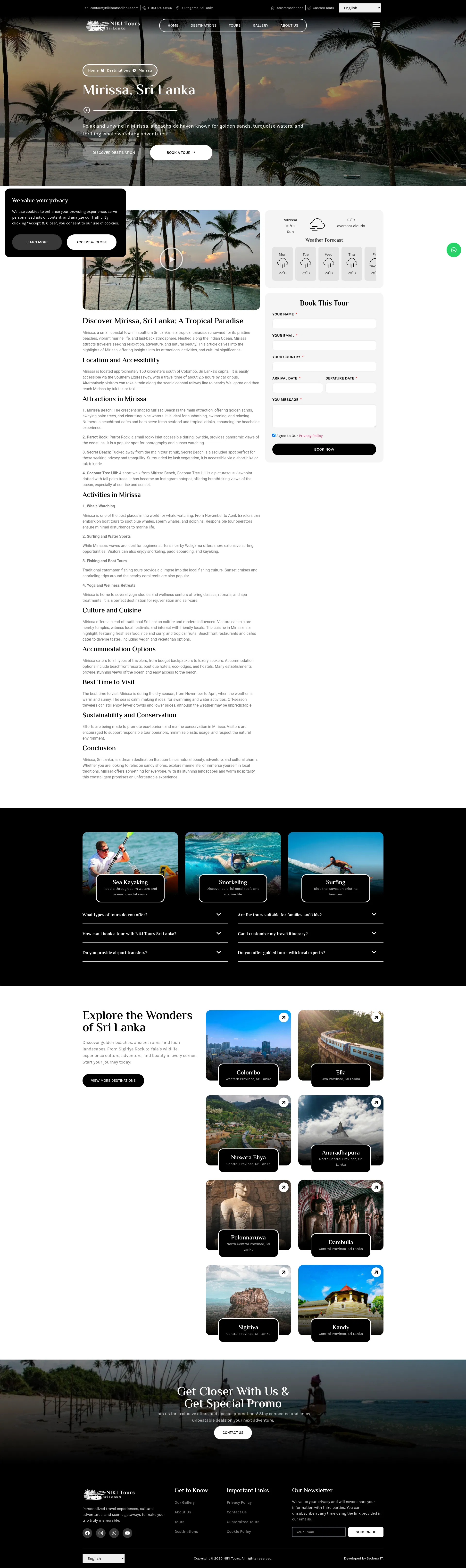 niki tours destinations