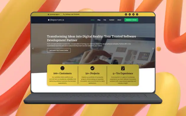 Expertenia: Digital Company Website