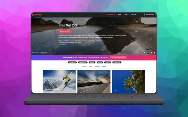 Pic4free: Design Resources Platform