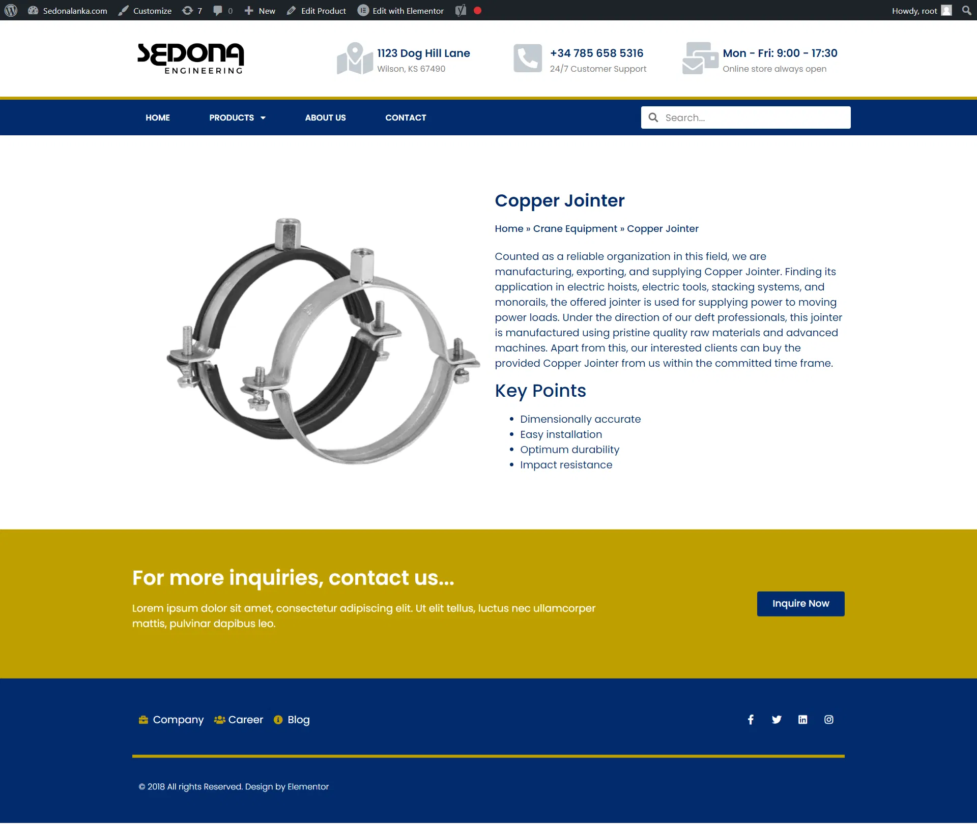 sedona product page